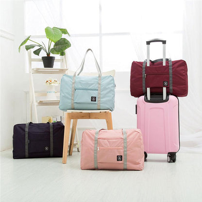 Pink Waterproof Foldable Travel Luggage - Item - BAI-DAY