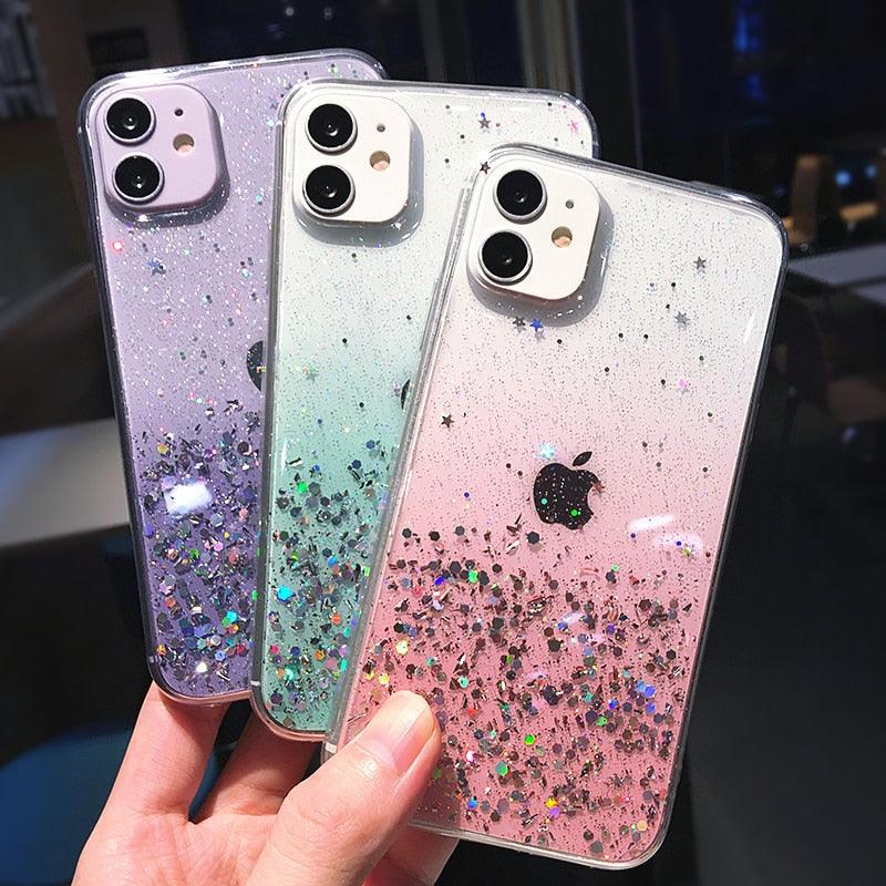 Rainbow Glitter iPhone Case (8-13) - Item - BAI-DAY