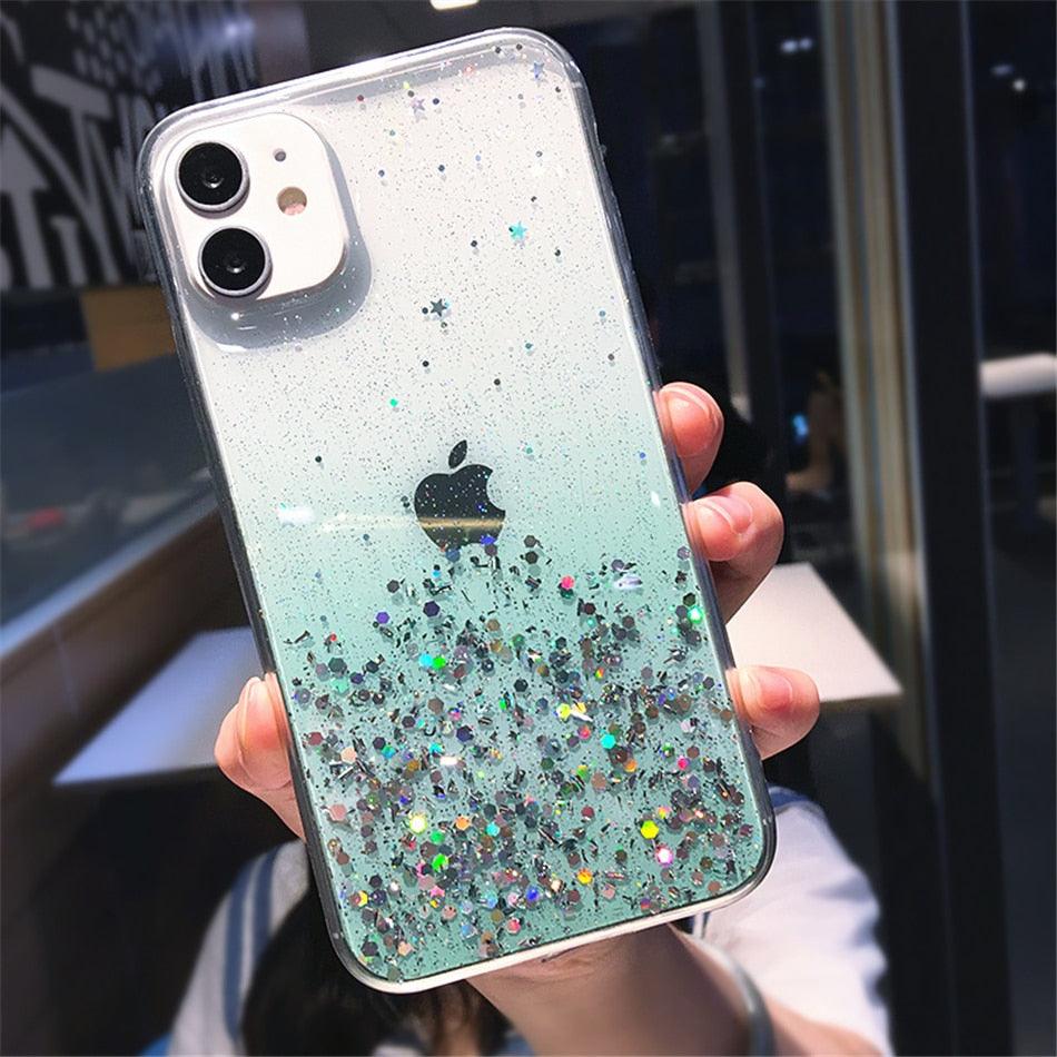 Rainbow Glitter iPhone Case (8-13) - Item - BAI-DAY