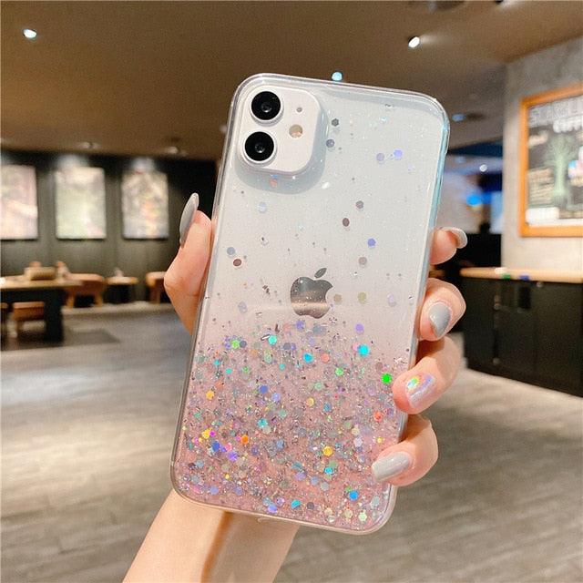 Rainbow Glitter iPhone Case (8-13) - Item - BAI-DAY