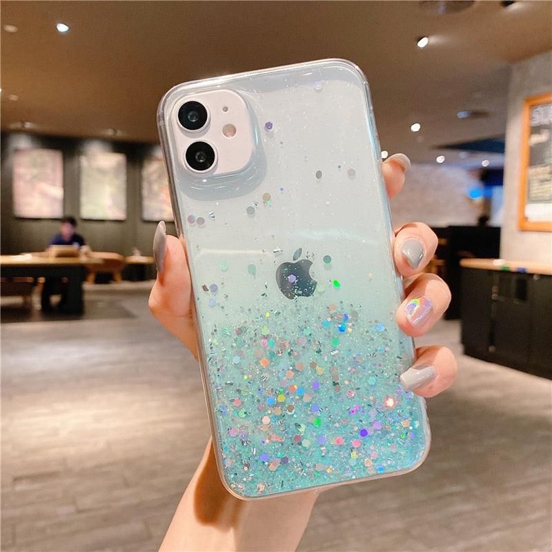 Rainbow Glitter iPhone Case (8-13) - Item - BAI-DAY