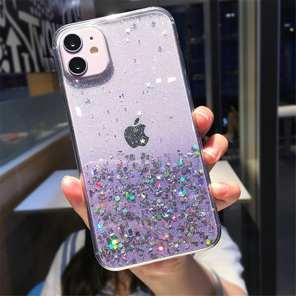 Rainbow Glitter iPhone Case (8-13) - Item - BAI-DAY