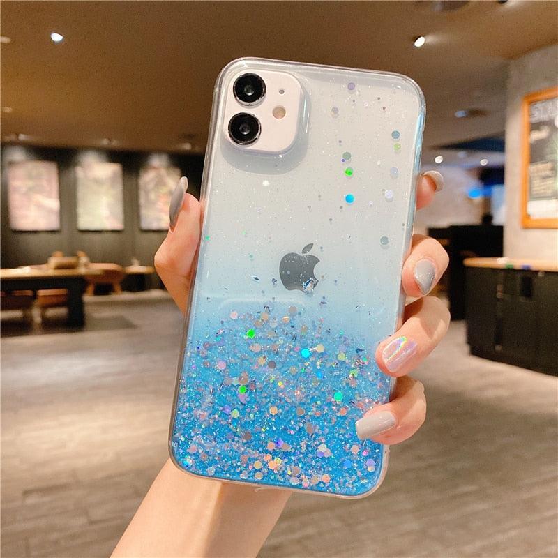 Rainbow Glitter iPhone Case (SE-15) - Item - BAI-DAY