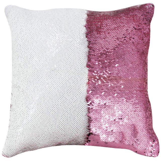 Reversible Colorful Pillowcase Decorative Sequin - Item - BAI-DAY