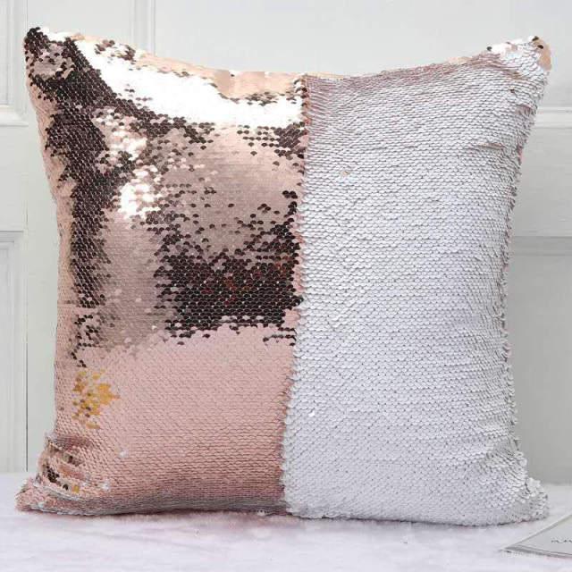 Reversible Colorful Pillowcase Decorative Sequin - Item - BAI-DAY