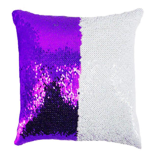 Reversible Colorful Pillowcase Decorative Sequin - Item - BAI-DAY