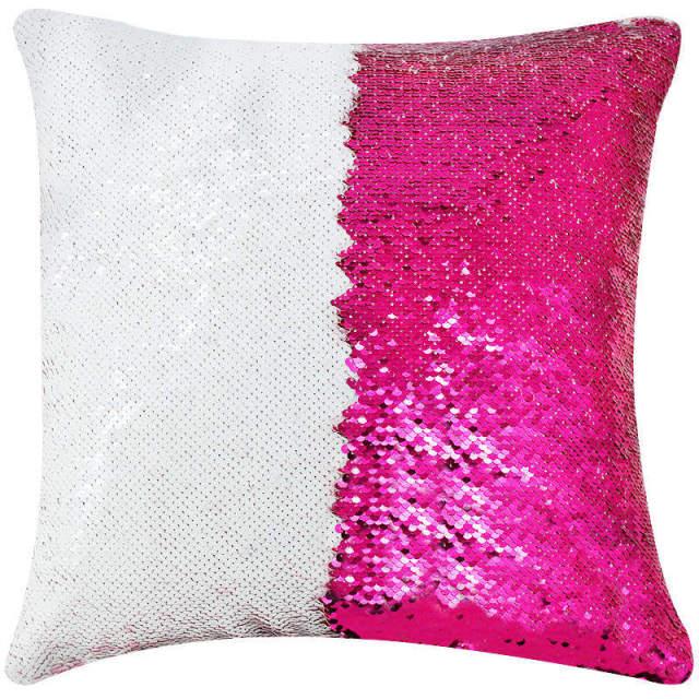 Reversible Colorful Pillowcase Decorative Sequin - Item - BAI-DAY