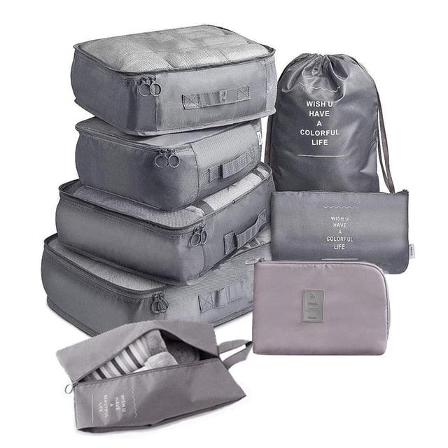Set of 8 Storage Bags and Luggage - Item - BAI-DAY