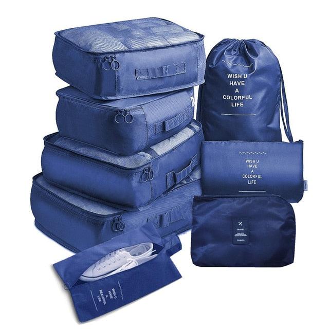 Set of 8 Storage Bags and Luggage - Item - BAI-DAY