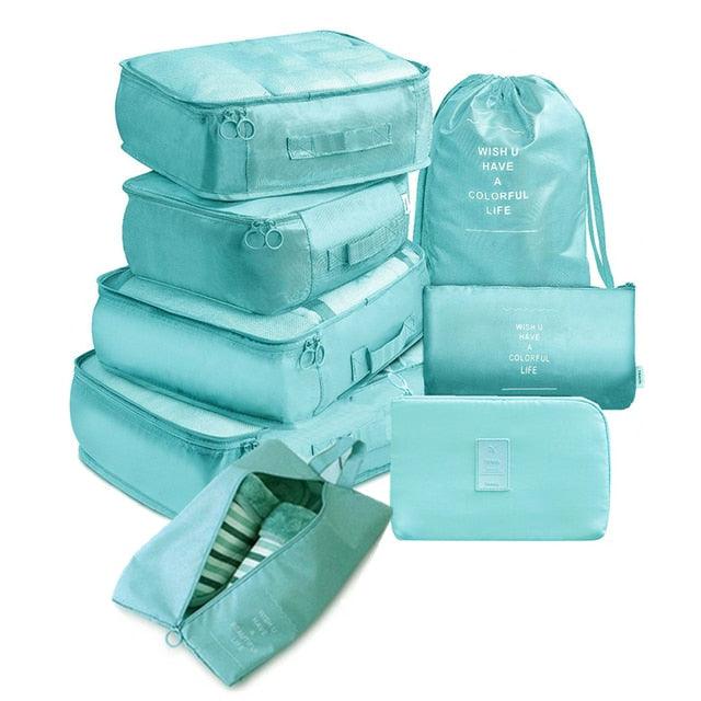Set of 8 Storage Bags and Luggage - Item - BAI-DAY