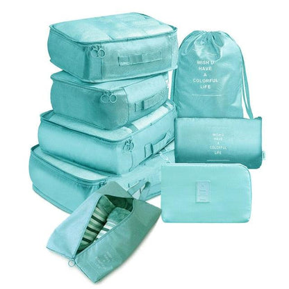 Set of 8 Storage Bags and Luggage - Item - BAI-DAY