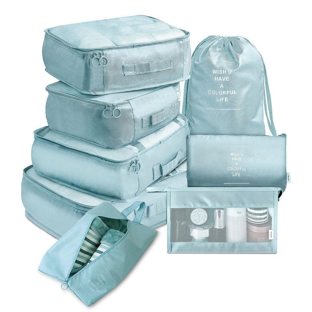 Set of 8 Storage Bags and Luggage - Item - BAI-DAY