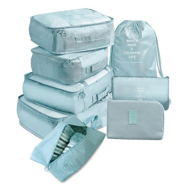 Set of 8 Storage Bags and Luggage - Item - BAI-DAY