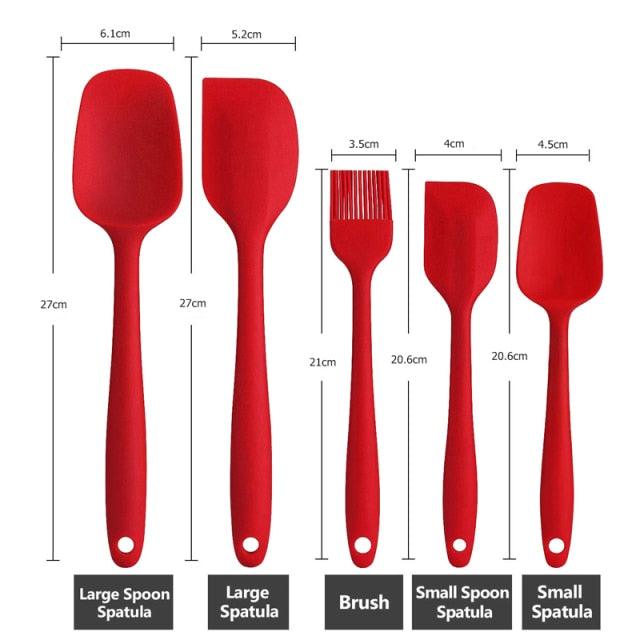 Set of Non-Stick Silicone Spatulas - Item - BAI-DAY