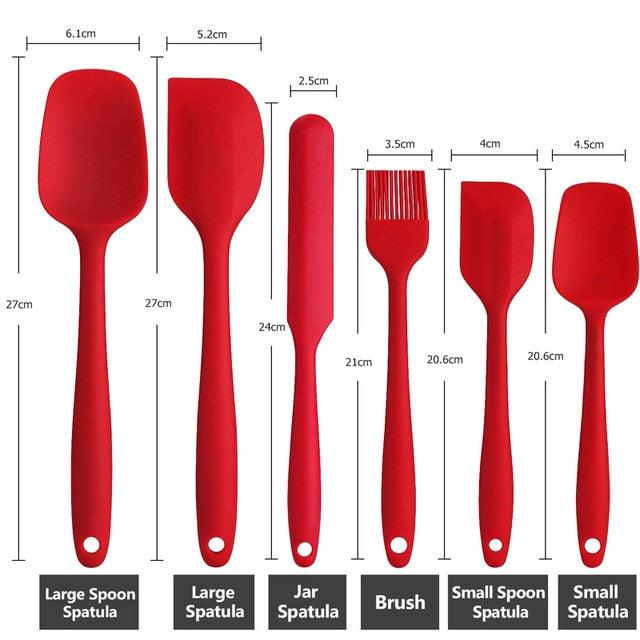 Set of Non-Stick Silicone Spatulas - Item - BAI-DAY