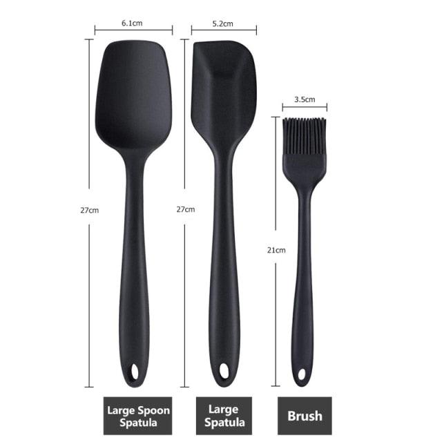 Set of Non-Stick Silicone Spatulas - Item - BAI-DAY