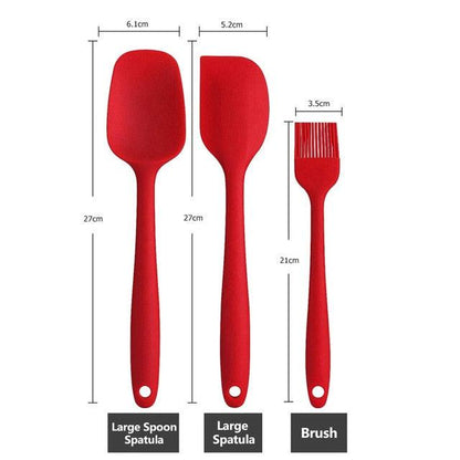 Set of Non-Stick Silicone Spatulas - Item - BAI-DAY