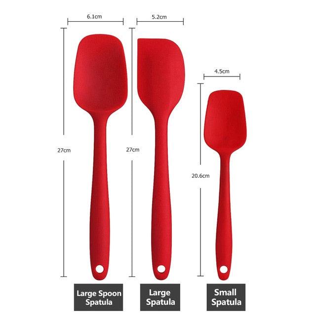 Set of Non-Stick Silicone Spatulas - Item - BAI-DAY