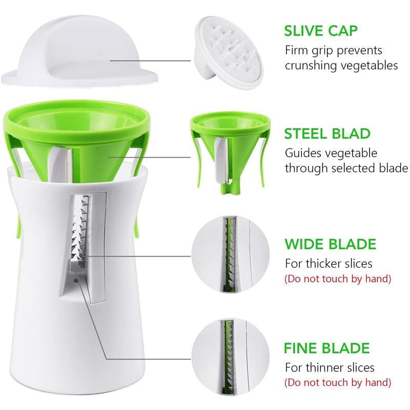 Spiral Vegetable Cutter and Slicer - Item - BAI-DAY