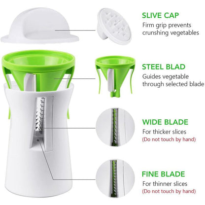 Spiral Vegetable Cutter and Slicer - Item - BAI-DAY