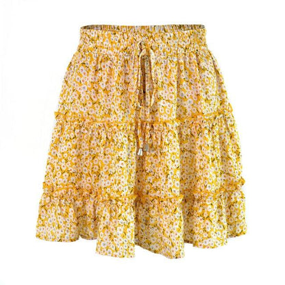 Summer Floral Print Skirt - Item - BAI-DAY