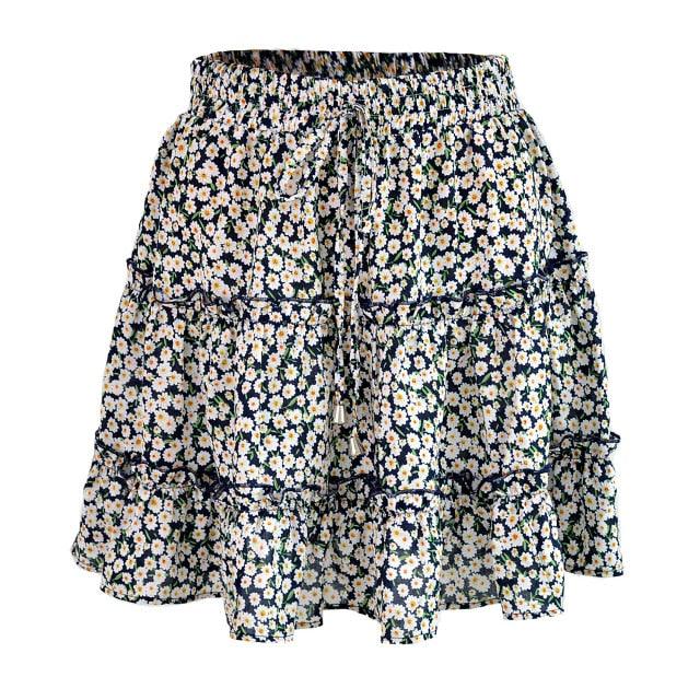 Summer Floral Print Skirt - Item - BAI-DAY